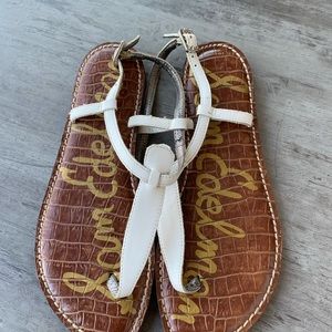 Sam Edelman white sandals~ like new